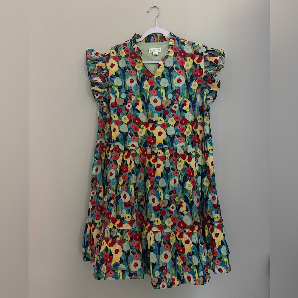 Chic Soul Multicolor Floral Dress